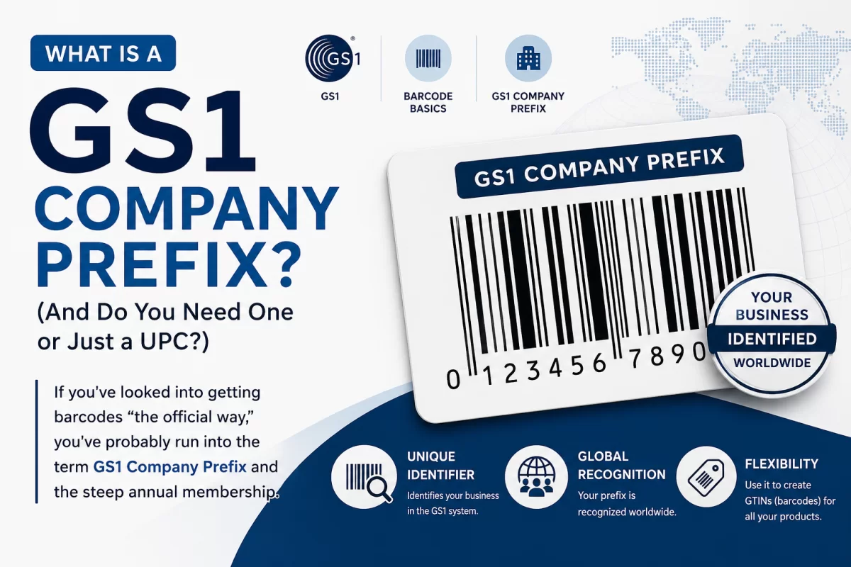 What Is a GS1 Company Prefix? (And Do You Need One or Just a UPC?) - gs1upc.shop