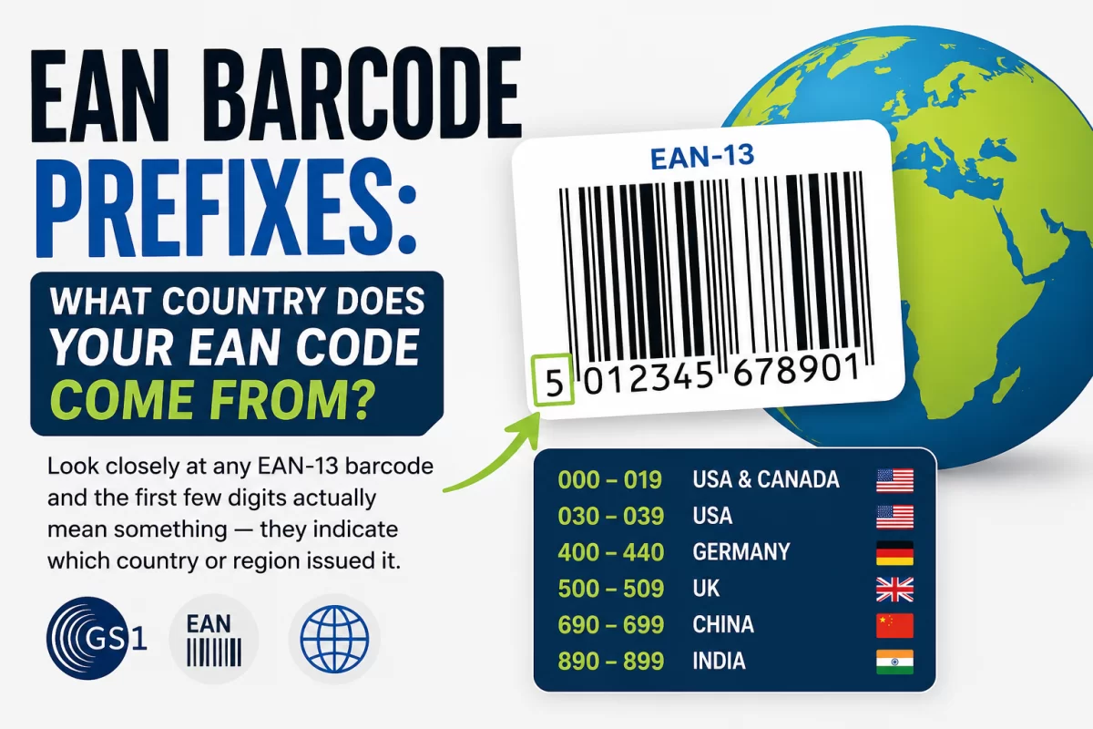 EAN Barcode Prefixes: What Country Does Your EAN Code Come From? - gs1upc.shop