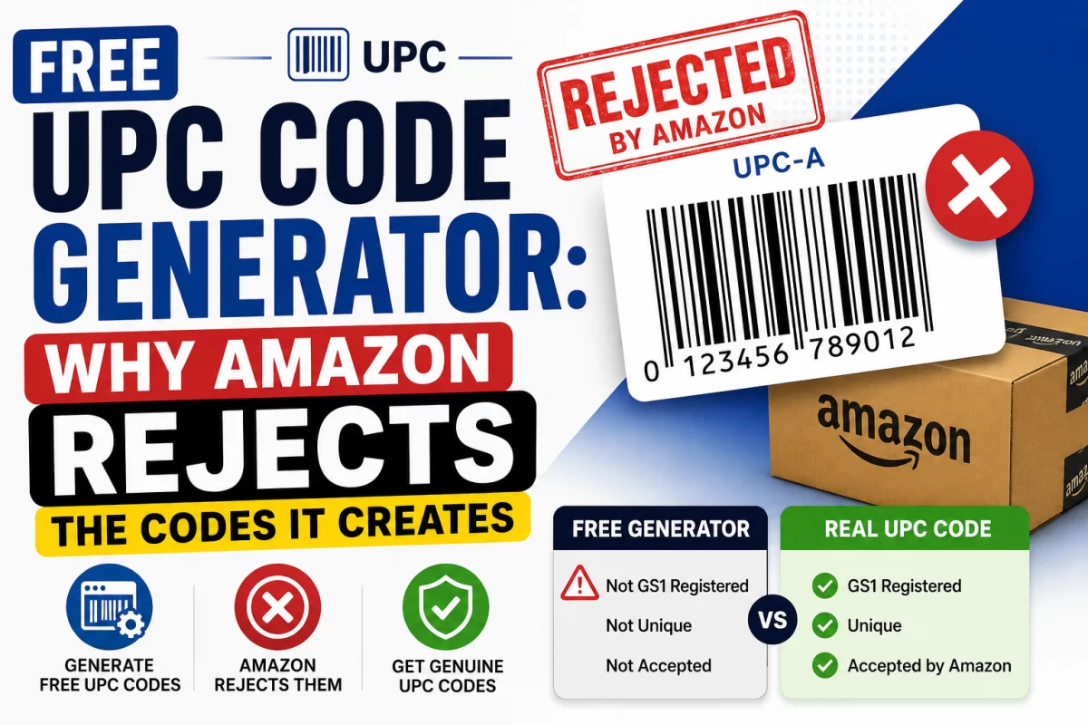 Free UPC Code Generator: Why Amazon Rejects the Codes It Creates - gs1upc.shop