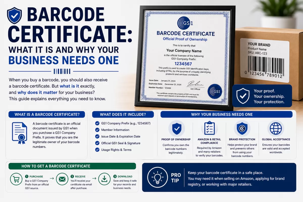 Barcode Certificate: What It Is and Why Your Business Needs One - gs1upc.shop